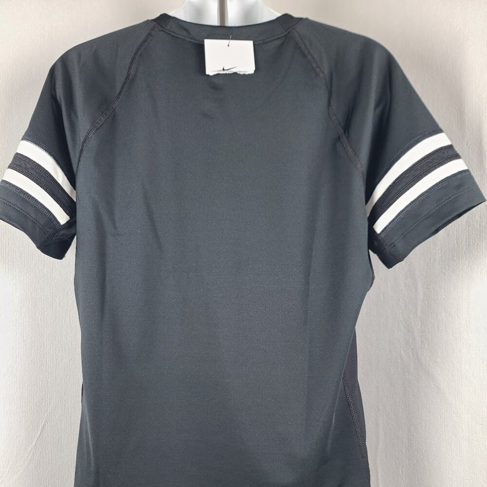 Nike Women's Black White Club Ace Short-Sleeve Volleyball Jersey Size L - Picture 4 of 9